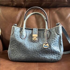 Y2K Dooney & Bourke Ostrich Leather Rare Color